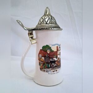 Vintage Nelson McCoy Pottery Old Coach House Woolhampton Beer Stein #6020